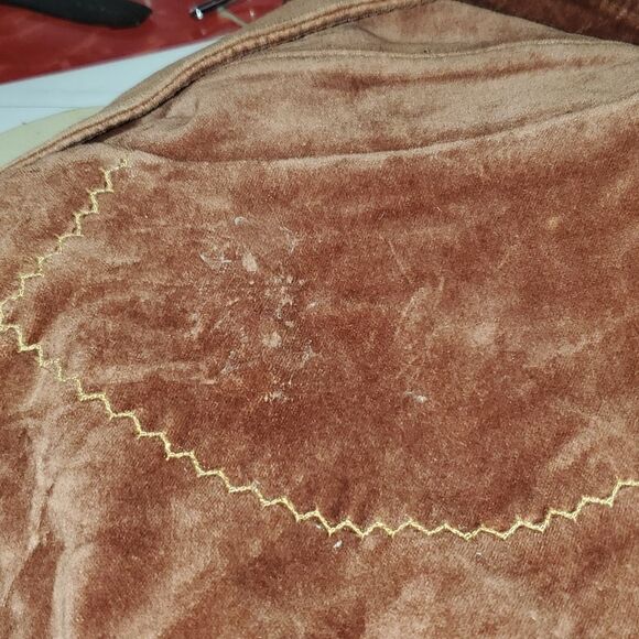 Cache Velour Brown Short Jacket M - Picture 9 of 14